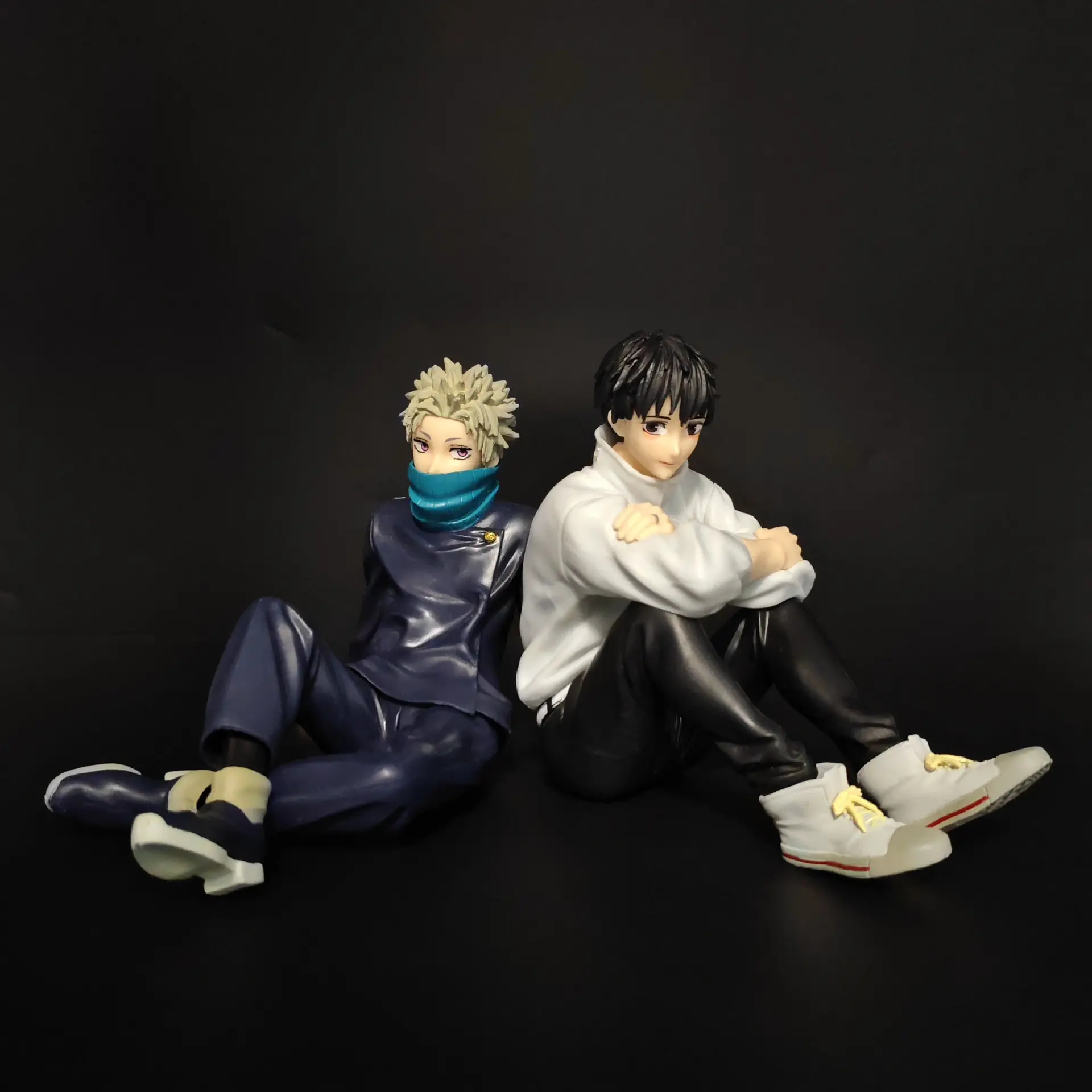 Jujutsu Kaisen Model Kit Featuring Yuki Tsukumo & Inumaki Yuji, Anime Figure Collectible, Desktop Decoration, Handmade Figurine, Anime Action Figures