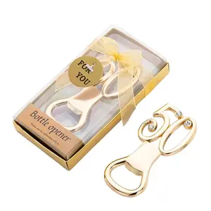 2-Pack 50-Number Bottle Opener Set, Wedding Anniversary Gift, Alloy Beer Opener, European Style, Perfect for Celebrations