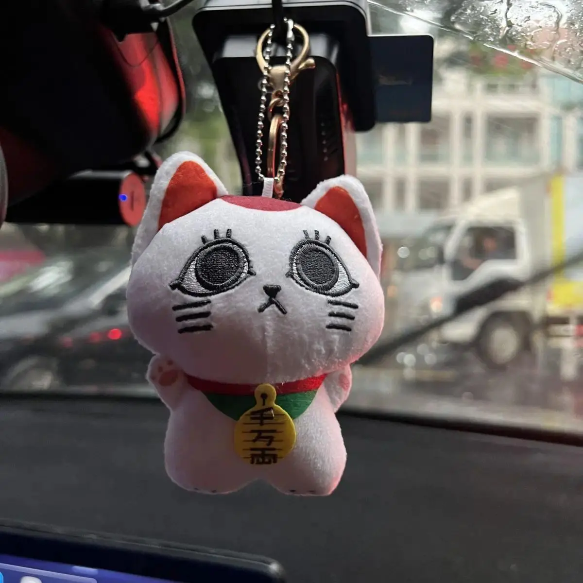 Cute 10cm DANDADAN Turbo Granny PP Cotton Plush Keychain - Ayase Momo-Takakura Ken Themed, Hand-Made, Movable Wire Skeleton, Easy to Hang, Halloween Gift for Friends & Family, Everyday Use (Toys & Hobbies DIY Felt Craft, As Picture Shown)
