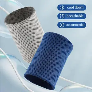 1/2PCS Ice resistant Sunscreen Outdoor Sports Breathable Wristband for Men and Women Tennis Fitness Yoga Cycling Hiking BraceletAnti-sweat sports wristband