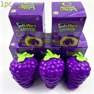Giant Grape Stress Relief Toy, Ultra Soft Slow Rebound Squeeze Toy, Pressure Release Tool, Cute Realistic Cheese Block Texture Toy for Adults and Kids, Slow Rebound Squishies