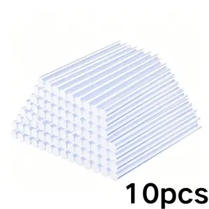 10 Transparent Silicone Sticks, 7mm Diameter, 120mm Length, Flexible, Versatile, Ideal for Crafts, Crafting, Sealing, Molds, DIY Projects, Industrial & Home Use