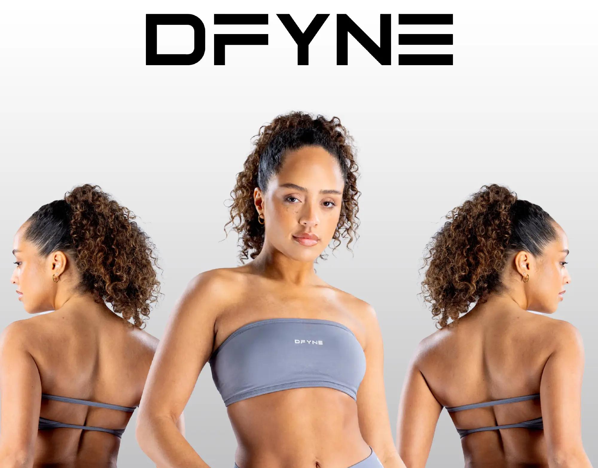 DFYNE Backless Bandeau Sports Bra |   Highly breathable design, comfortable for fitness training and everyday wear.
