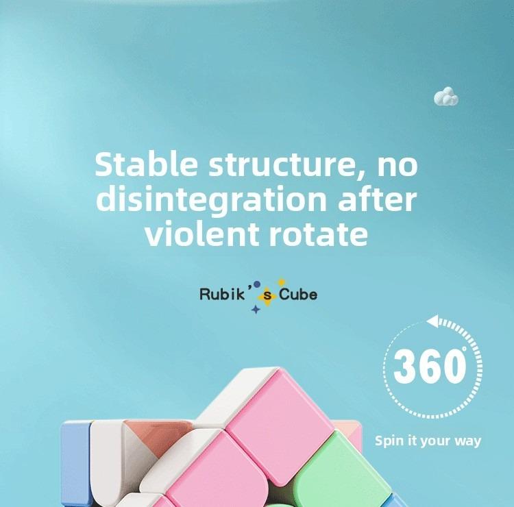 Macaron Rubik's Cube 2-3-4-5 Third Grade Competition Special Magnetic Children's Educational Toys Pyramid Decompression Variety
