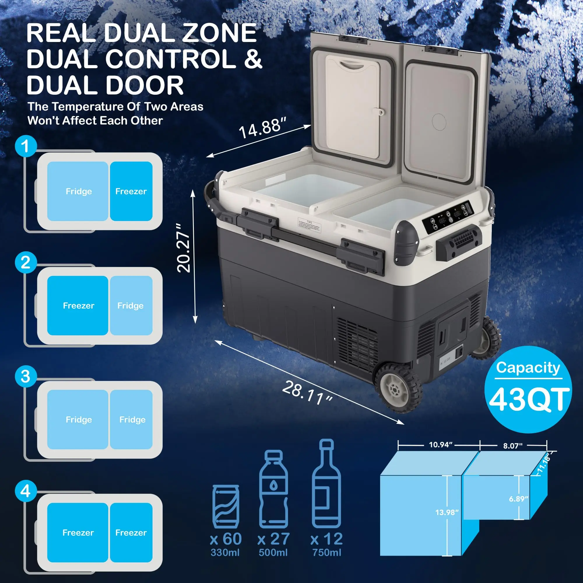 42QT - With Wheels & Handle