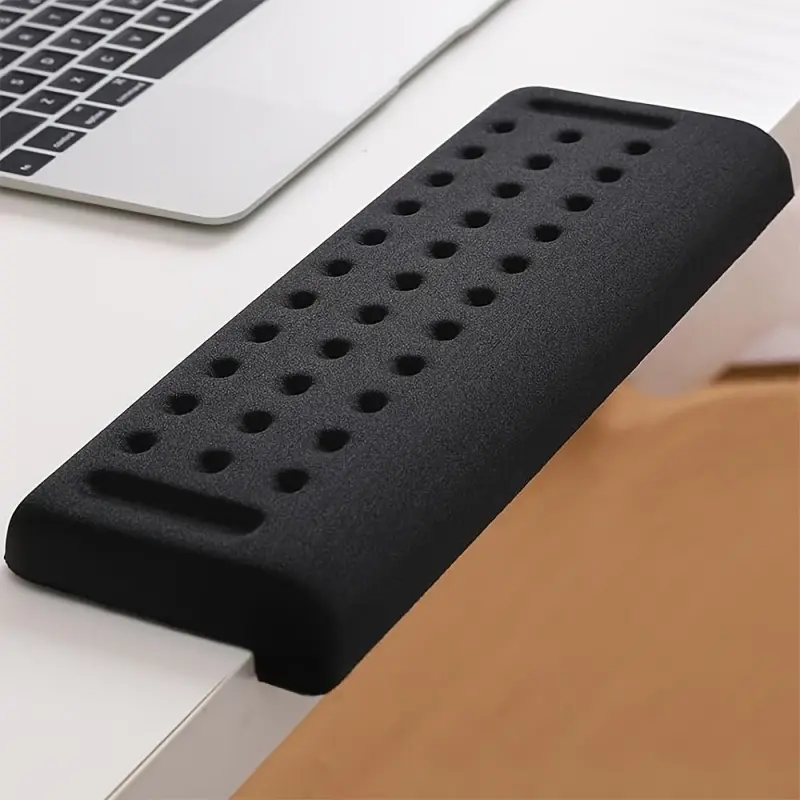 1pc L-Shaped Desk Pad, with Anti-Slip Foam Base And Ergonomic Wrist/Forearm Support - Large Size Comfortable Wrist Rest, Suitable for Computer Office, Typing, Drawing, PC Setup - Ideal for Home Office Desk Use, Durable
