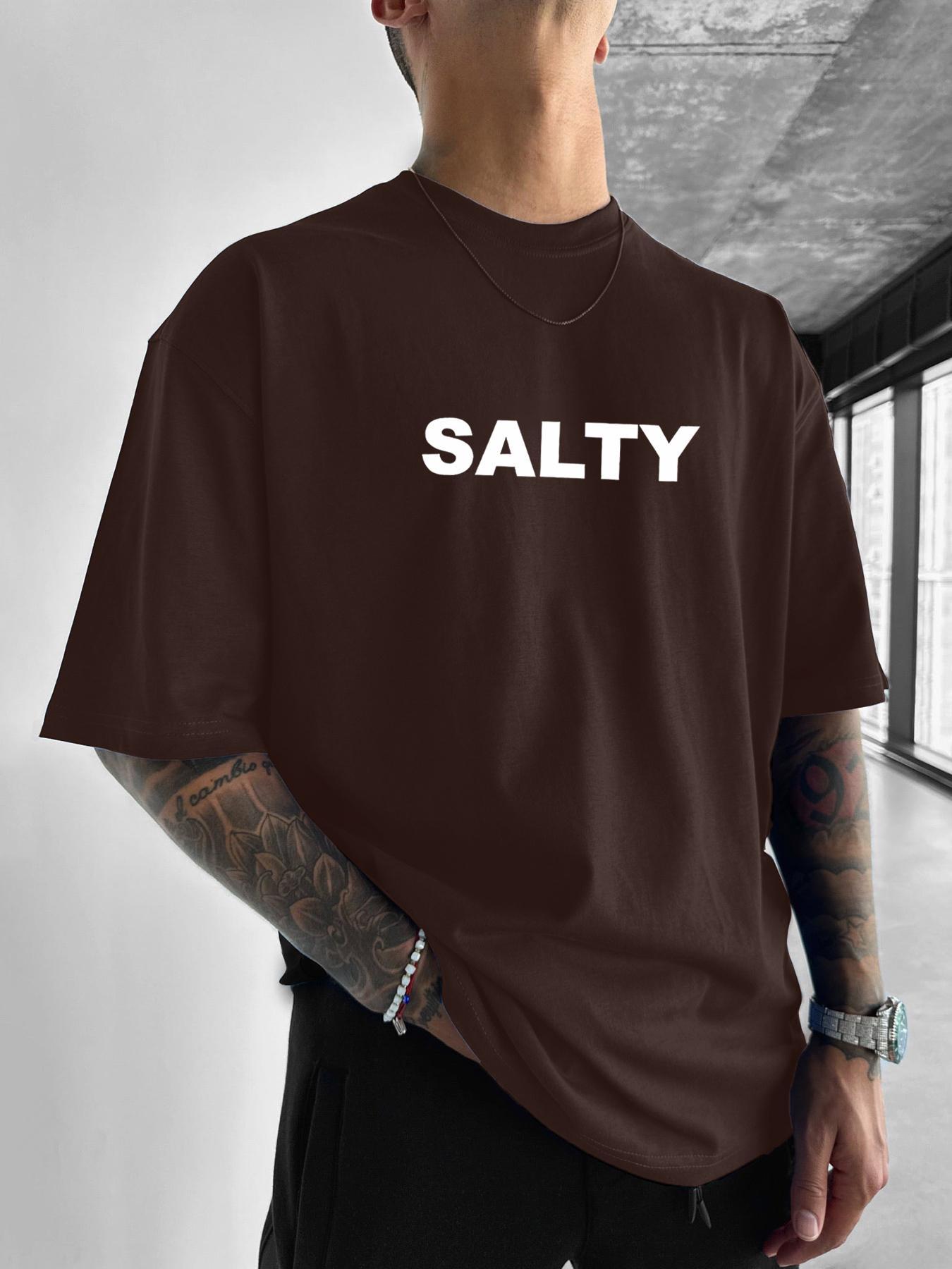 Men's Graphic Print Round Neck Tee, Casual Graphic Design Loose Casual Comfy Short Sleeve T-shirt for Summer, Men's Top for Daily Wear