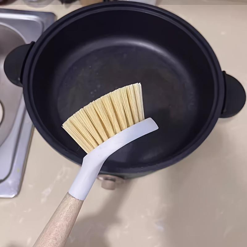 1pc, Multifunctional Long-Handled Kitchen Cleaning Brush - Durable Bristles, Suitable for Pots, Dishes, And Pans - Ideal for Use in Bathrooms, Bedrooms, Living Rooms, And Outdoors, Powerful Kitchen Cleaning Brush