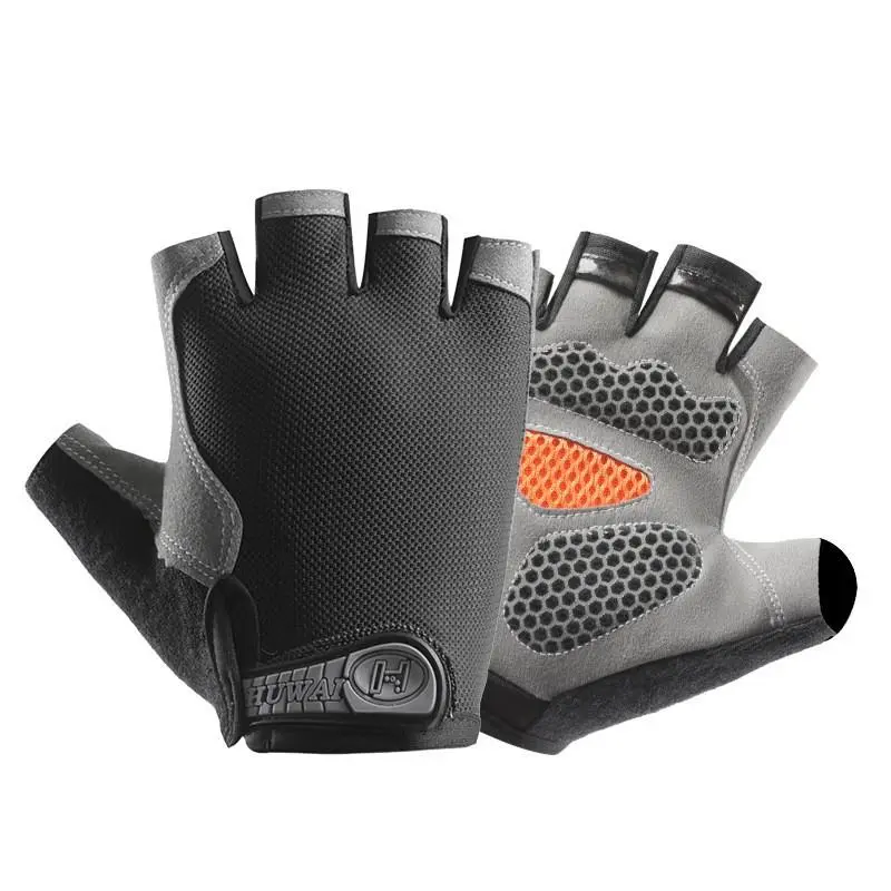 Unisex Fitness Gloves — Weightlifting Gloves with Superior Grip. Lightweight, Half-Finger Gloves for Summer Outdoor Sports and Cycling; Suitable for Weightlifting, Cycling, Training, Fitness, Rock Climbing, and Rowing