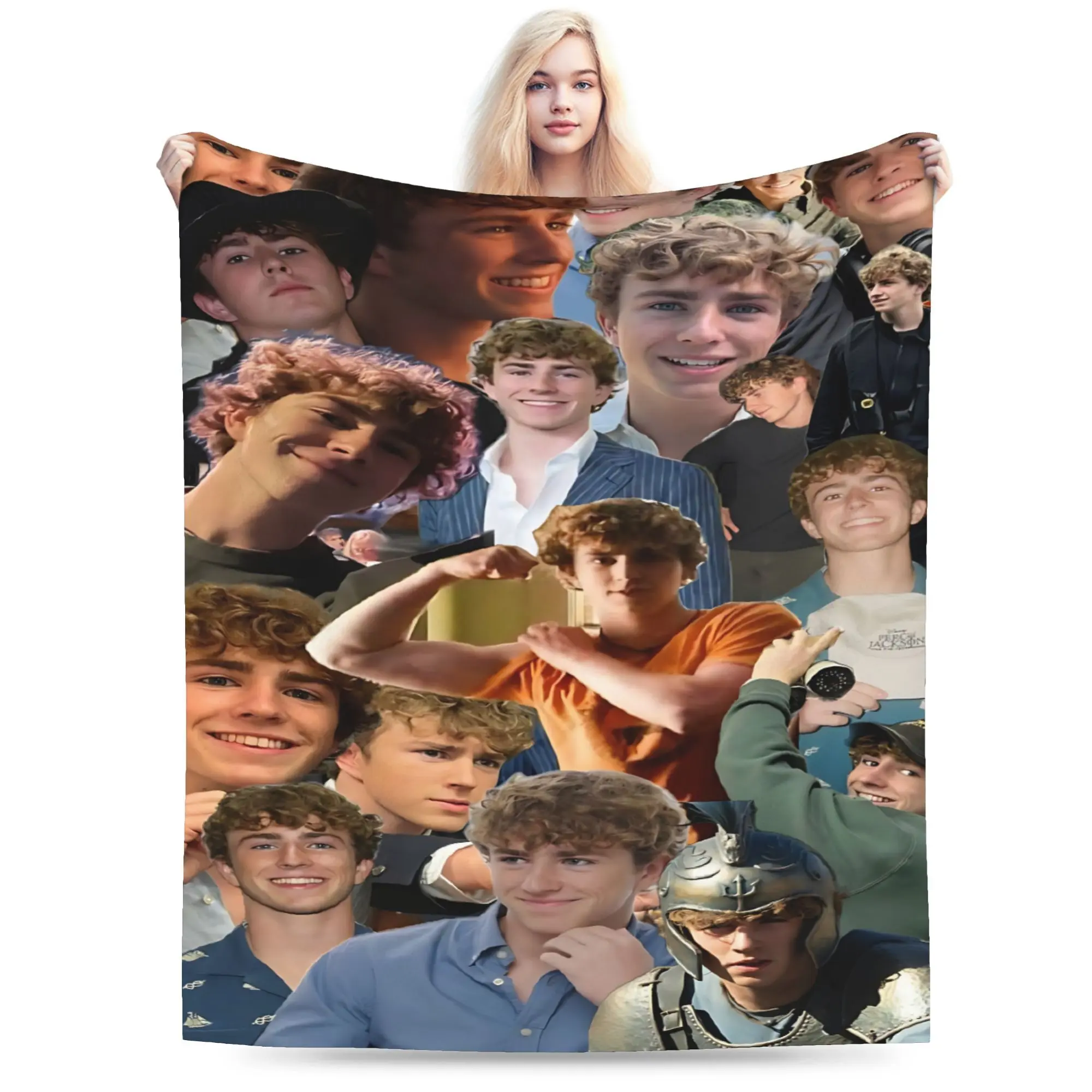 Walker Scobell Collection Themed Ultra-Soft Flannel Blankets are soft and warm, perfect for autumn and winter. Printed blankets - suitable for sofas, beds, travel, camping, office chairs - digitally printed, available in multiple sizes, making them the pe