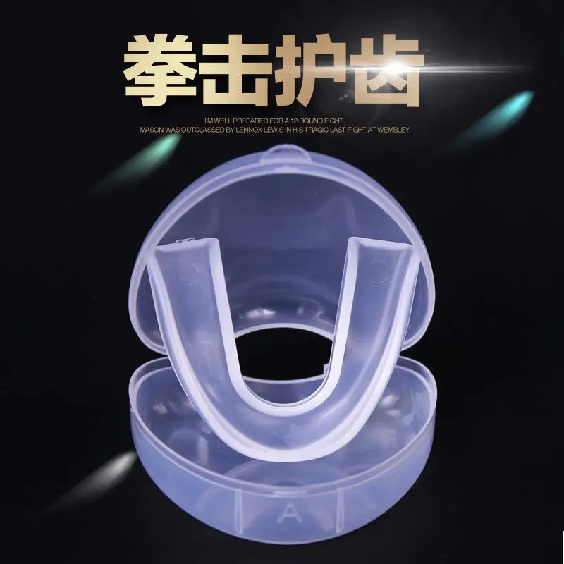 Shock-Absorbent Multi-Sport Mouthguard - Boil-And-Bite, Low-Profile Protection Gear for Adults, Rinse-Clean, Ideal for Boxing Martial Arts, Fighting Sports