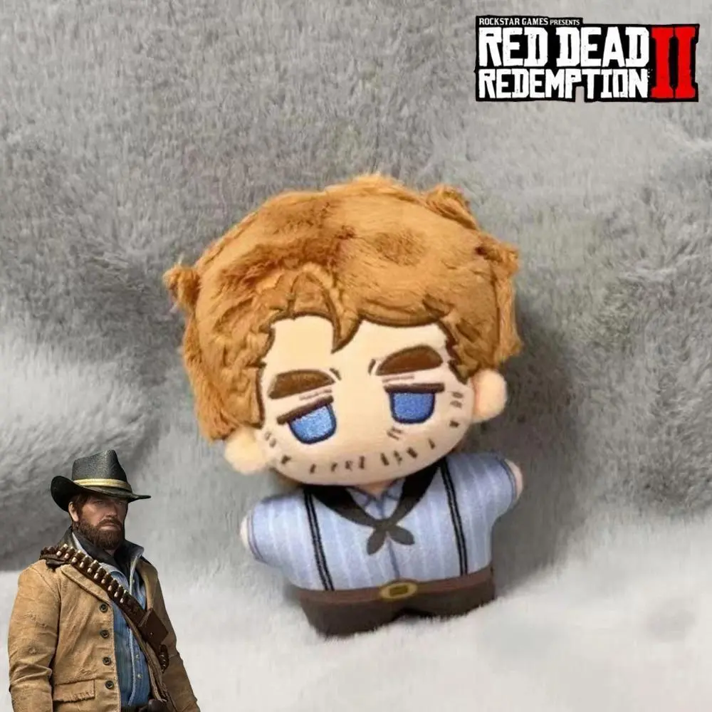 2026 Popular Red Dead Redemption 2 Arthur Morgan Cosplay 1 Pcs 100% New 10cm Cotton Doll - Keychain, Plush Stuffed Backpack Decoration, Halloween Prop (Toys & Hobbies Classic & Novelty Toys)