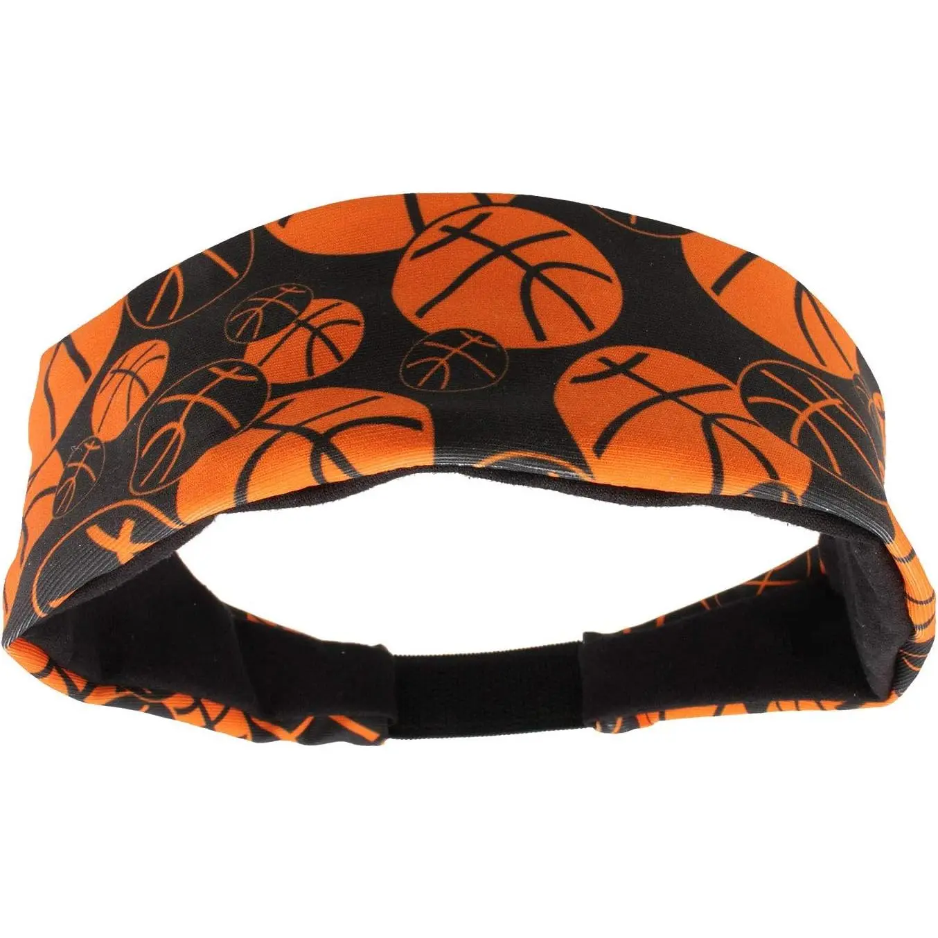 Crazy Girls Basketball Headband with Basketball Logos