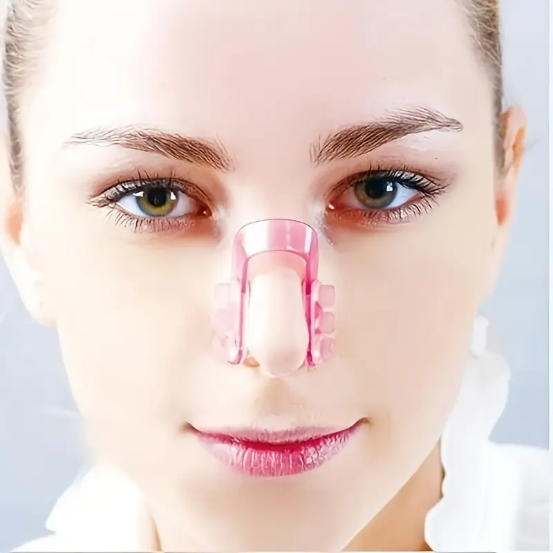 2-Pack Nose Shaper Clips, Nose Lifter & Slimming Tool, Slimmer Nose, Pain-Free Nose Straightener, Beauty Accessories for Perfect Nose Shape