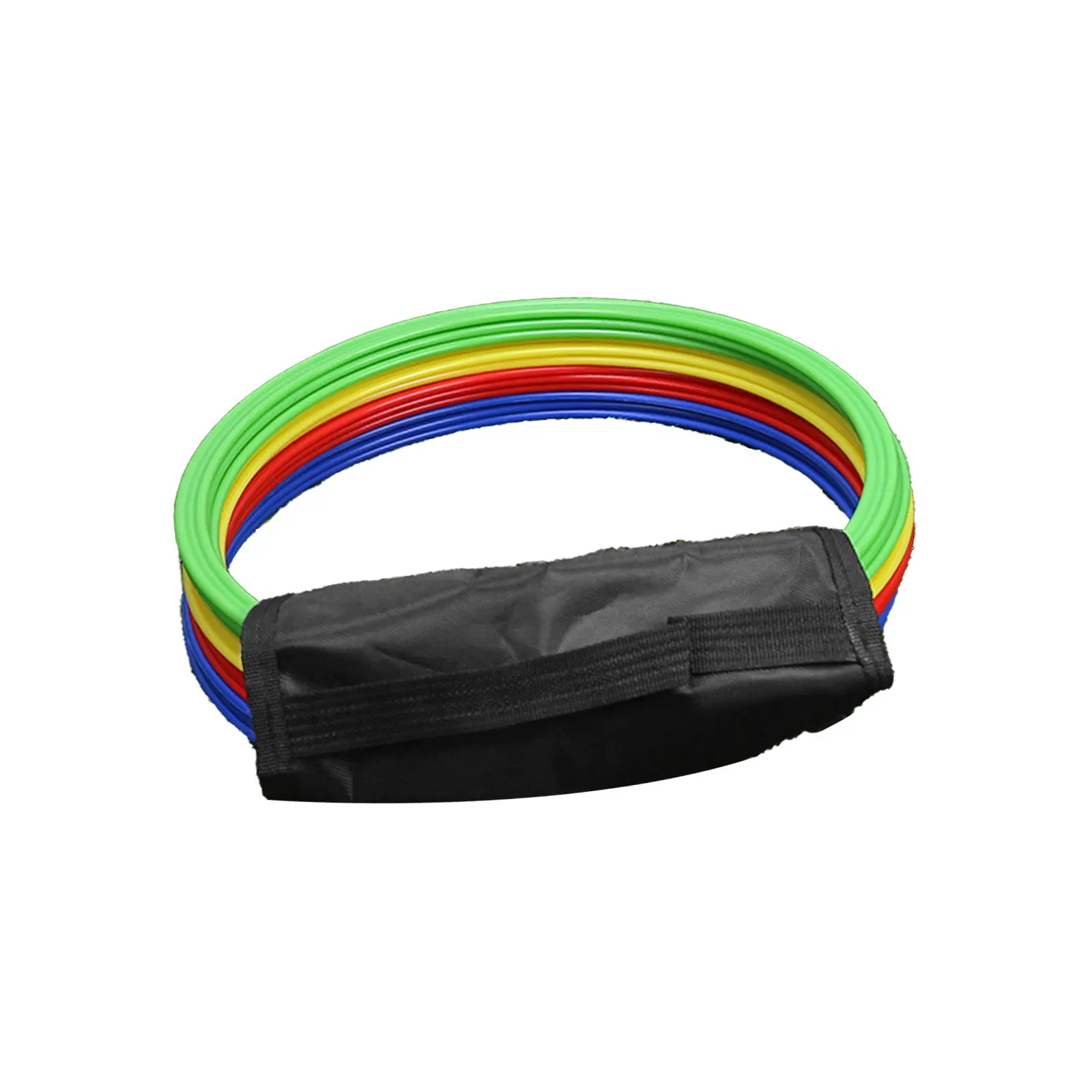 12 Agility Training Rings, Multi-Functional Jump Rings, Ideal for Throwing Games and Gymnastics, Diameter 30 Cm, Perfect for Fitness Exercises