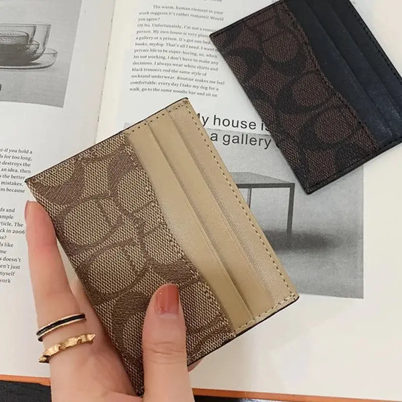 Luxury Design Wallets for Women Multi-Function Card Holder PU Leather Female Small Card Bag Short Women's Purse