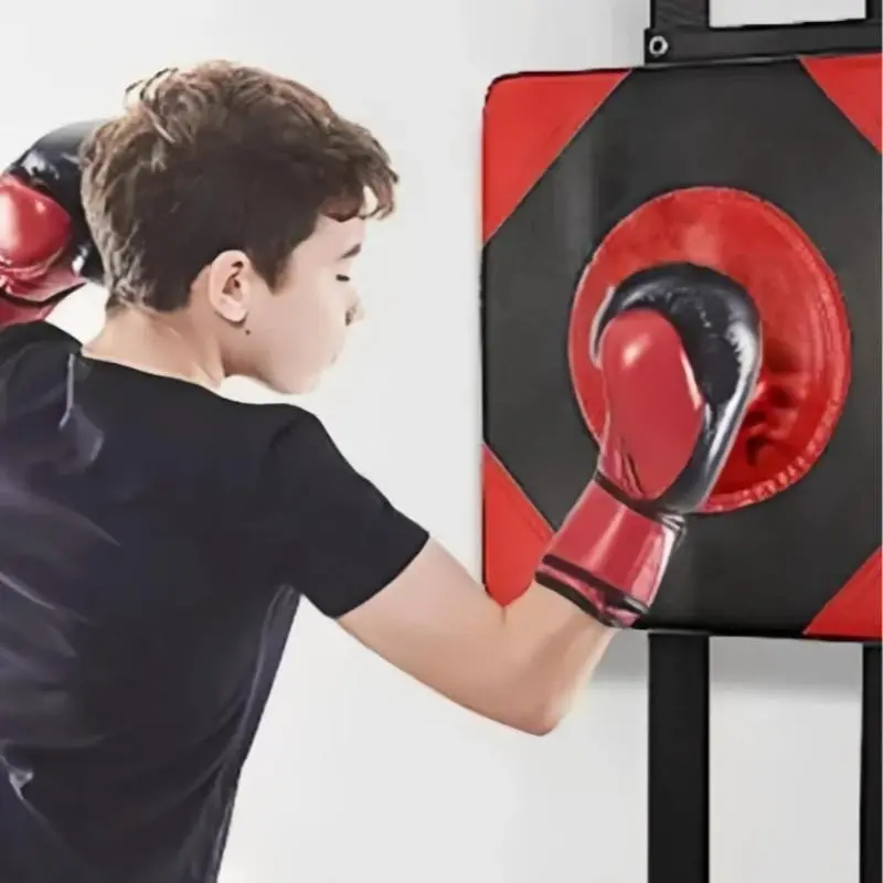 Wall-Mounted Boxing Bag, Portable PU Leather Punching Target, Boxing Pad, Wall-Mounted Boxing Mat, Ideal for Home Gym Training, Boxing Equipment