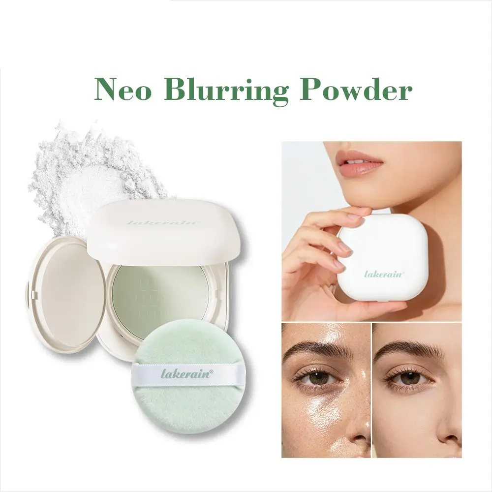Blurred Moisturizing Hydrating Loose Powder, Blurring Setting Powder, Cosmetic Setting Powder, Setting Powder, Oil Control, Sweatproof, Skincare, Portable, Hyaluronic Acid, Plant Seed Oil, Makeup Essentials
