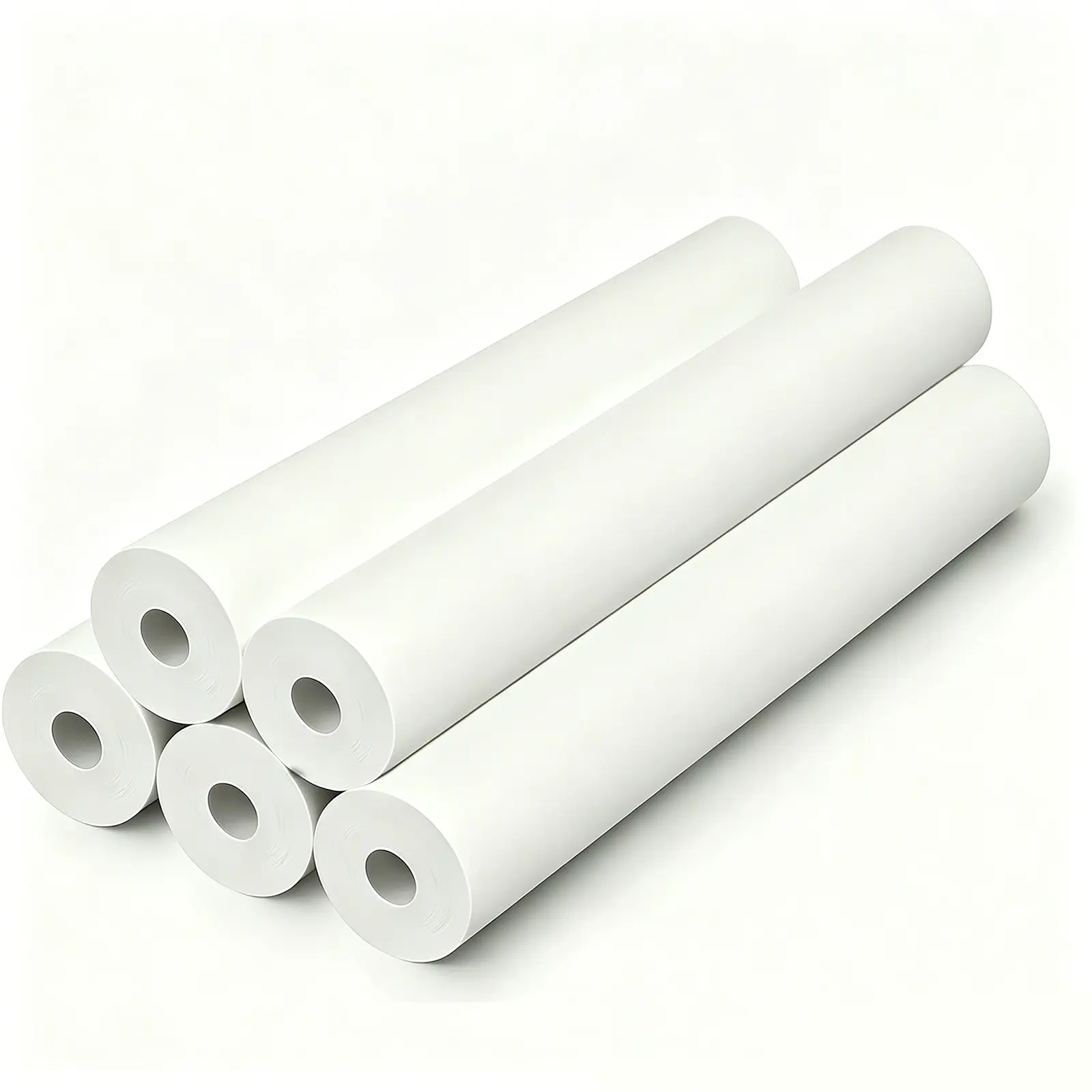A4 Thermal Paper, 5 Rolls Rolling Receipt Paper Multifunctional Universal Printing Paper, Stationery Office Supplies High Quality Fast Drying Continuous Paper Tools for Home and Office Use