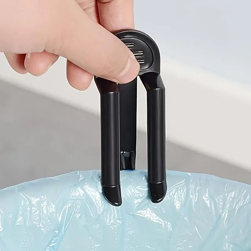 10pcs Premium Sturdy Long - Lasting Garbage Basket Clip, Reliable Garbage Bag Clip, Durable Clip for Trash Cans and Garbage Bags for Home Office Restaurant Use