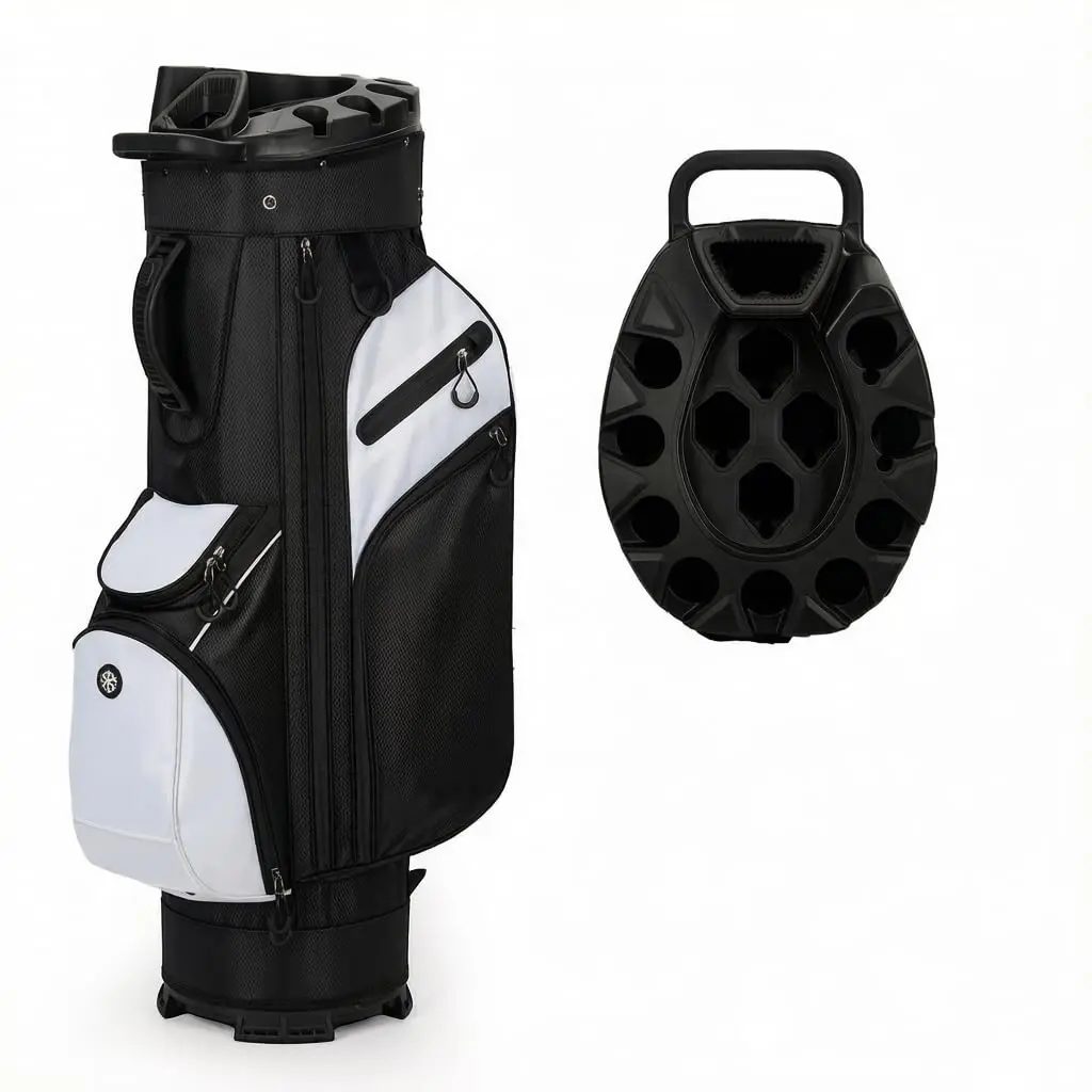 Lightweight Golf Cart Bag  | 14-Way Divider Top, Multiple Storage with Cooler Pocket, Rain Cover,  Comfortable Carry Handles, Lightweight 6.55LBS
