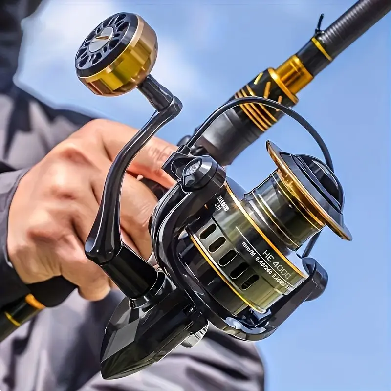 Rooblinos Heg 15kg Max Drag Full Metal Spinning Reel, Saltwater Fishing Reel, All-Purpose Reel for Monster Fish Hunting