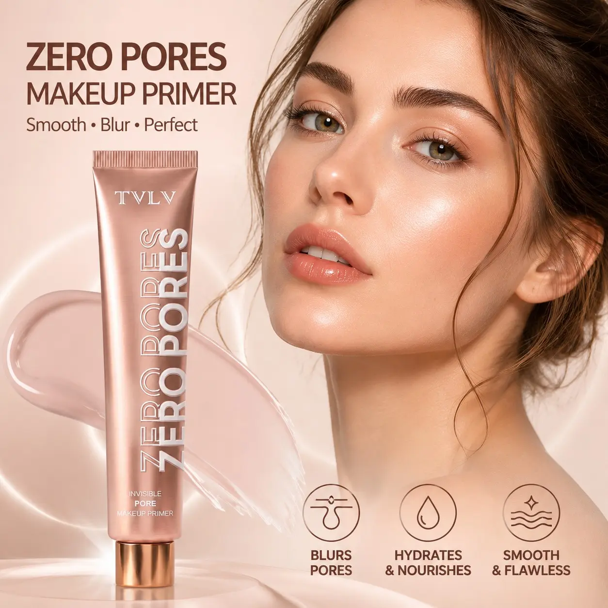 Soft Focus Makeup Base Cream, Face Primer for Makeup, Oil Control & Long-Lasting Formula, Hydrating Foundation for Radiant Skin, Ideal Gift for Loved Ones