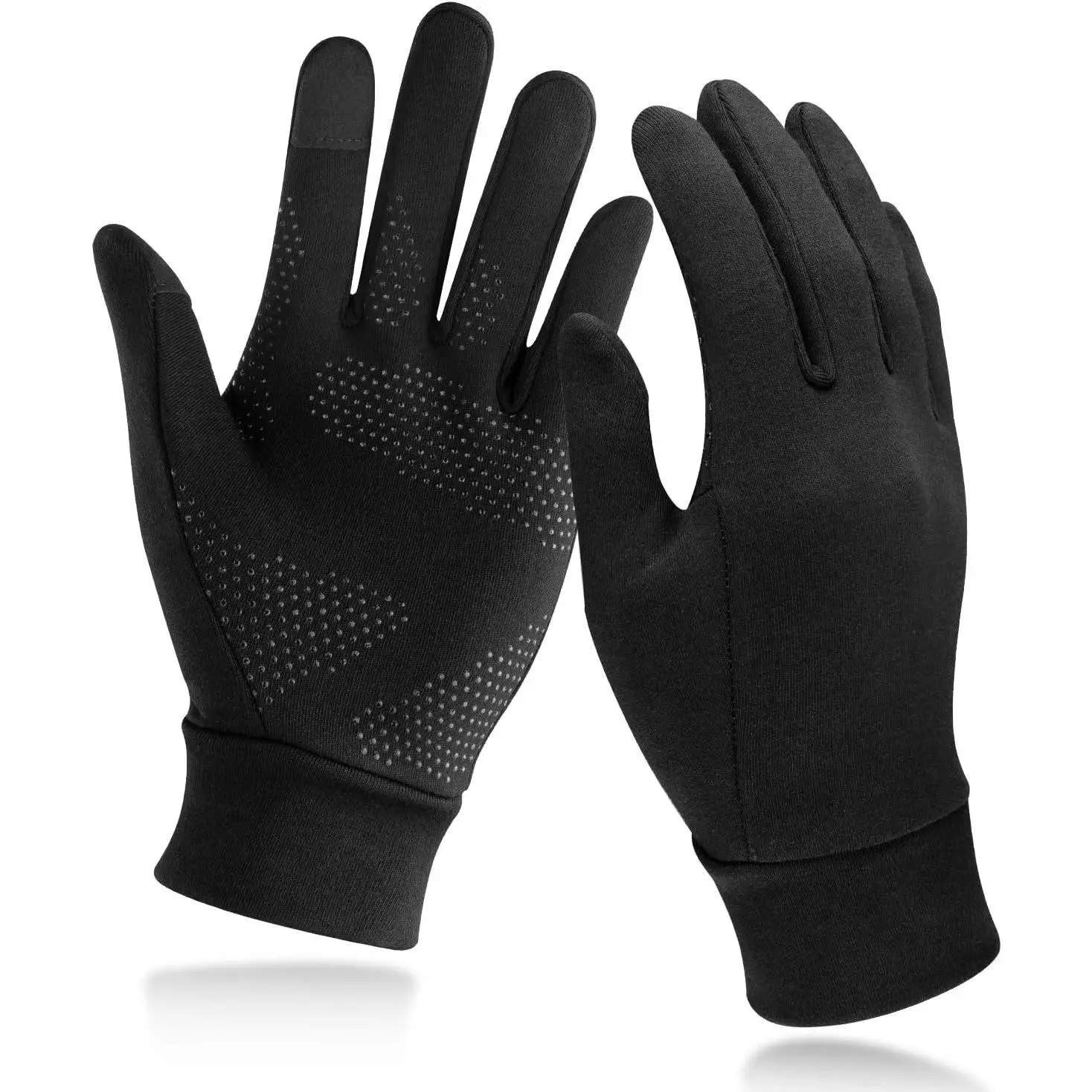 Lightweight Running Gloves, Touch Screen Anti-Slip Warm Gloves Liners  Cycling Biking Sporting Driving  Men Women