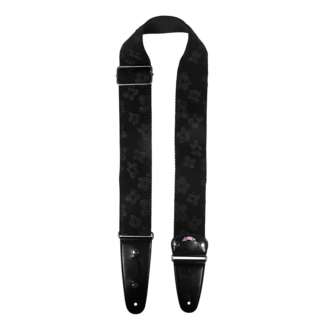 Ry-01 Guitar Strap Small Plum Blossom Embossed Jacquard Fabric 150cm, Durable Material, Perfect for Musical Instruments, Stylish Design