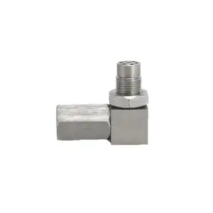 Stainless Steel MAT 3-Mirror 90-Degree O2 Spacer - M18x1.5 Check Light Fix Adapter, Eliminates Code, 1/2/4 Multiple Packs Car Repair Tool