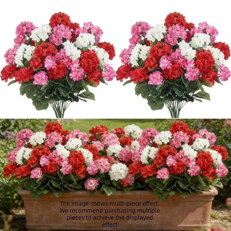 8 Bundles UV-Resistant Artificial Anthuriums, Vibrant Realistic Decorative Flowers with Leaves, Ideal for Indoor/outdoor Decor, Garden, Courtyard, Wedding