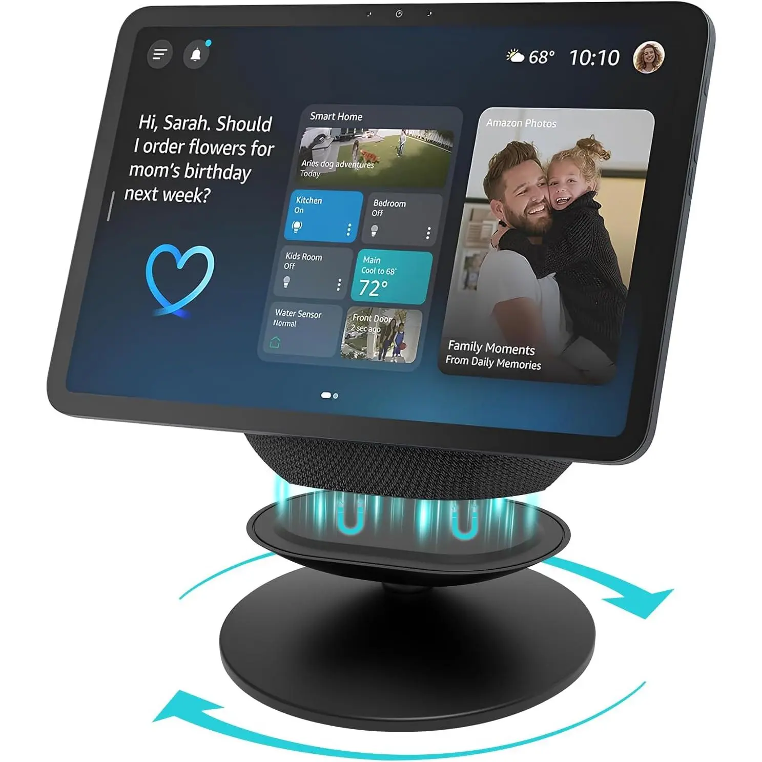 Adjustable Stand for All New & 8 and 11 (2025 Release) Swivel and Tilt Adjustable Stand to Improve Viewing Angle