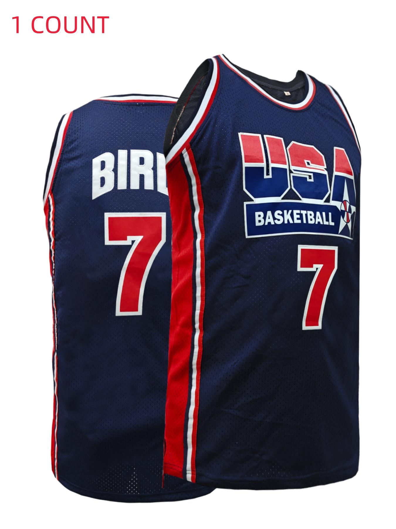 Men's Basketball Jersey, Breathable Round Neck Sportswear, Sleeveless Boys Training Uniform, Team T-shirt, Fashion Top, Apparel Jersey