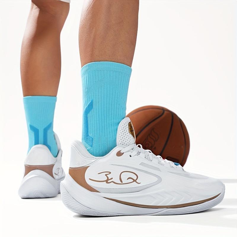 (New)[sneakers] Adult White Basketball Shoes Suitable for Both Indoor And Outdoor Sports, Ideal for Men'S Dunking.Also Available in Large Sizes for Women, Perfect for Team Training And Competitions