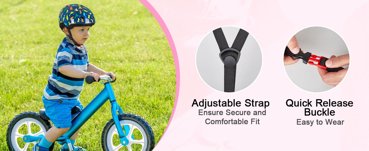 AGS Toddler Helmet, Baby Infant Kids Bike Helmet for Kids Age 1-3/2-4/3-5/5-8 Adjustable Toddler Bike Helmets for Boys Girls for Scooter Skateboard Cycling