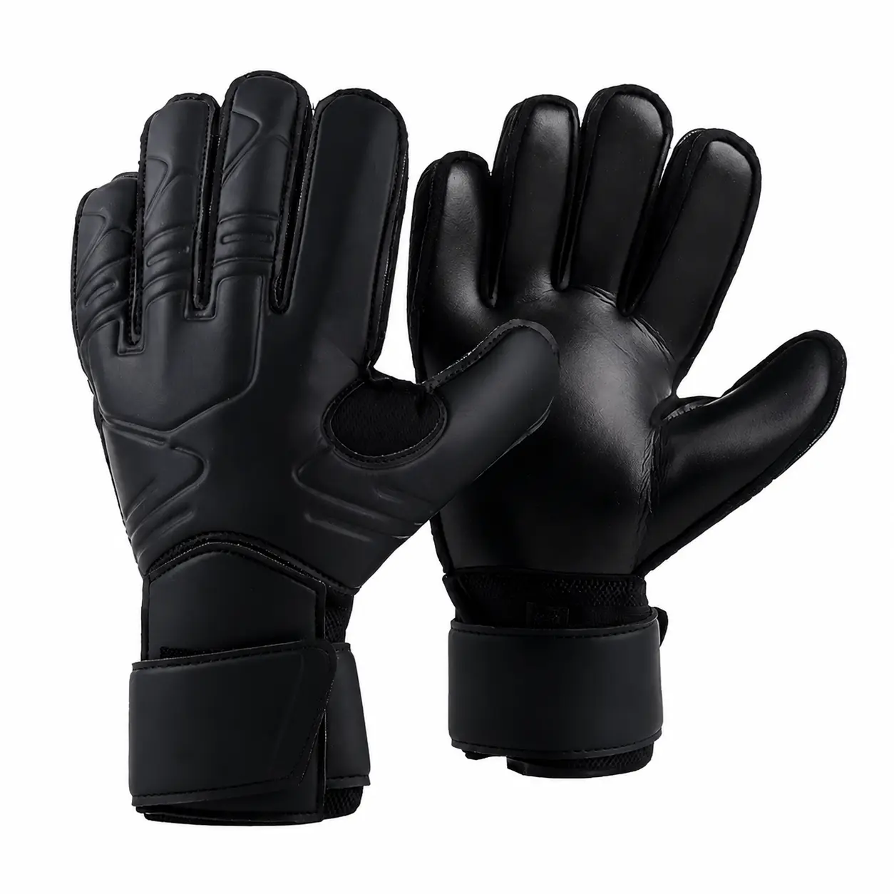 Goalkeeper Gloves with Flexible Finger Protection and Enhanced Grip, Breathable Latex Palm Design for Football Goalies, Unisex for Adult & Kids Training and Match Play, Breathable Back, Flexible Fingers, Training Play