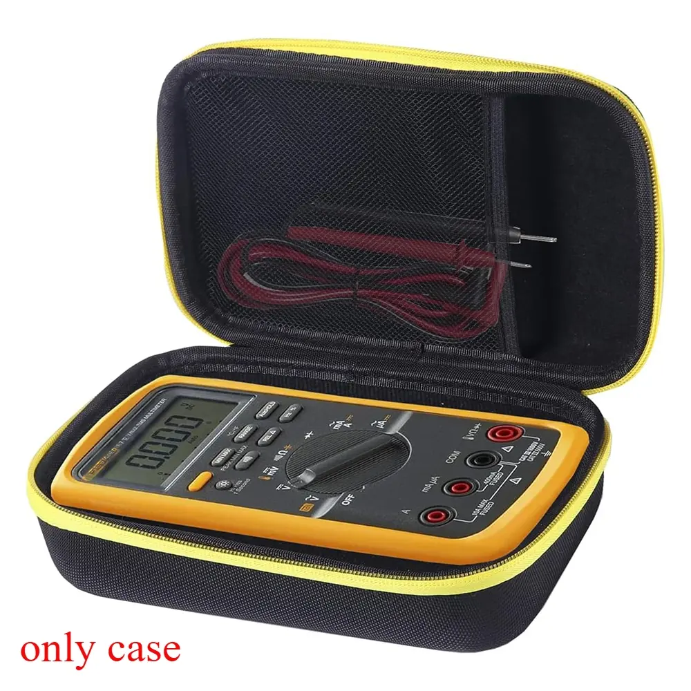 Storage Case Compatible for Fluke 15B 117/115/ 116/ 17B/ 87V/ 88V/ 101, Crenova MS8233D/ for AstroAI TRMS 6000 Counts Digital Multimeter