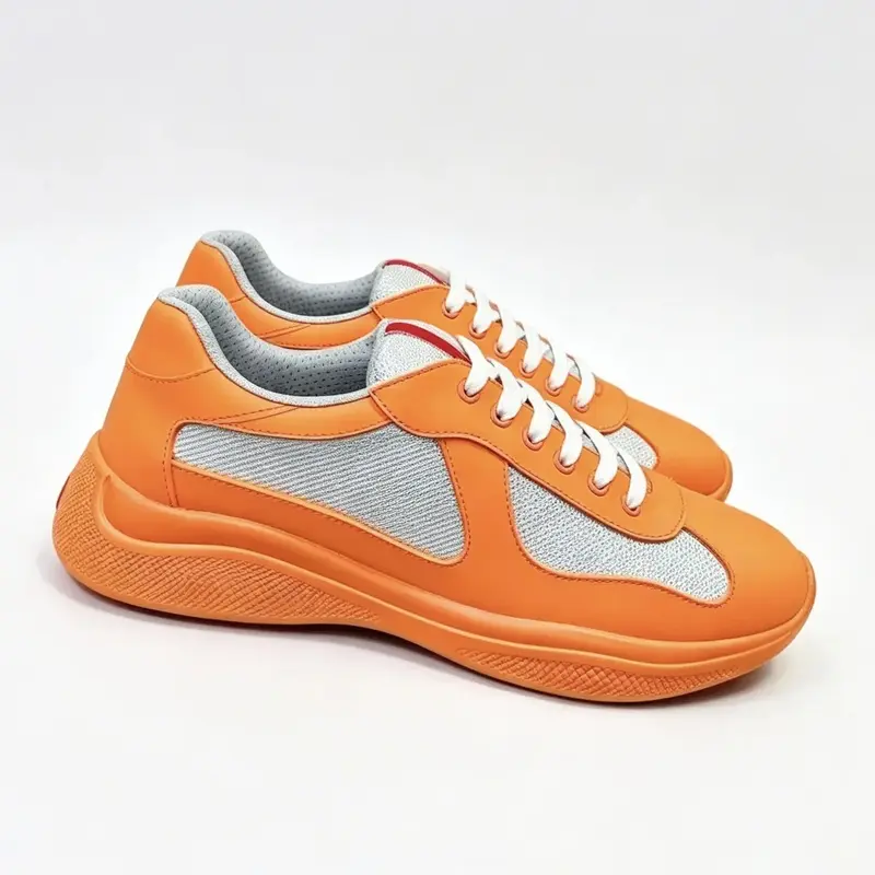Unisex Vintage Linea Rossa Voyage Designer Matte Leather Skateboarding Shoes, Round Toe, Soft Rubber Sole, Multiple Colors, Size 35-48, Casual Wear Men's Shoes