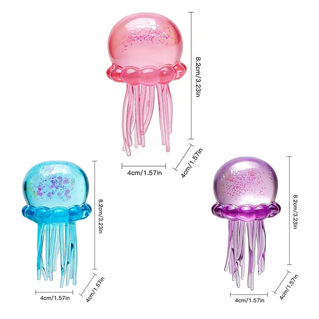 Jelly Texture Squishy Ball Soft Gel Filled Stress Relief Toy Stretchy Elastic Fidget for Anxiety Calming Sensory Toy Gift for All Ages