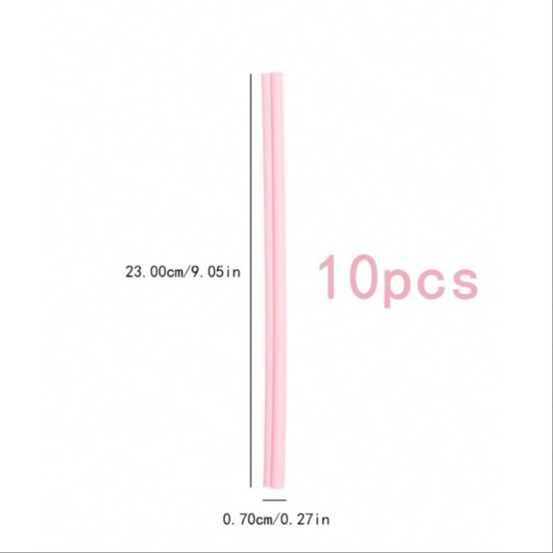 Heart Shaped Reusable Drinking Straws, 10/30pcs Reusable Plastic Straws, Suitable for Wedding Party Supplies, Drinking Supplies for Home Kitchen Party