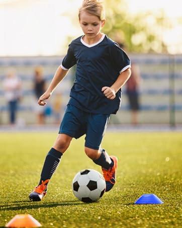 75/50/25 Pack, Pro-Grade Soccer Training Cones Set, Durable Agility Soccer Cones with Carry Bag & Strap Holder Ideal for Sports Training, Football, Soccer, Basketball- Trusted by Coaches & Athletes