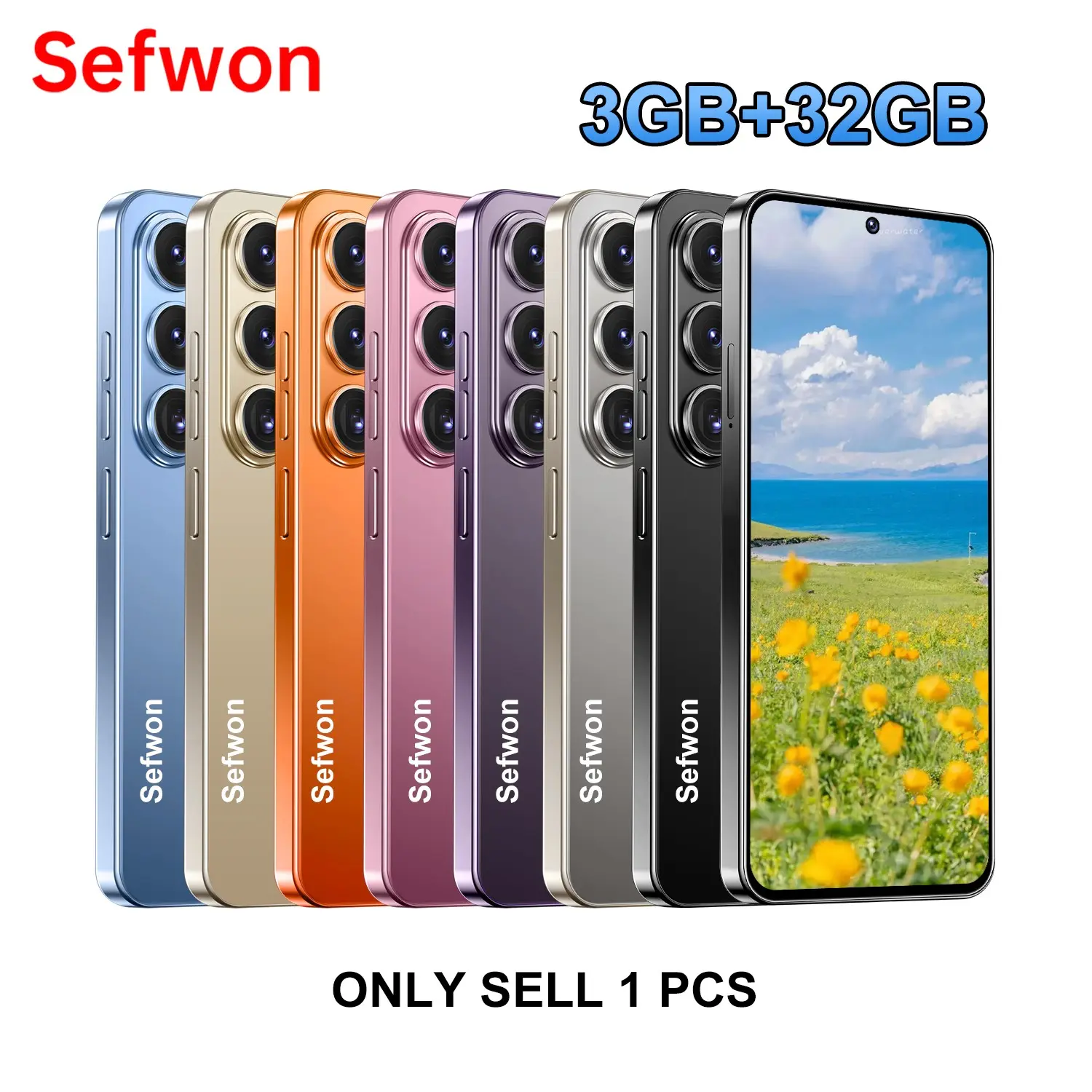Unlocked Smart Android Phone, 3200mah Battery, 5+13mp Camera, Dual Sim, 4g Network, 3+32GB RAM, 6.56-Inch Screen, Octa-Core Cpu, Cellphone, Smartphone