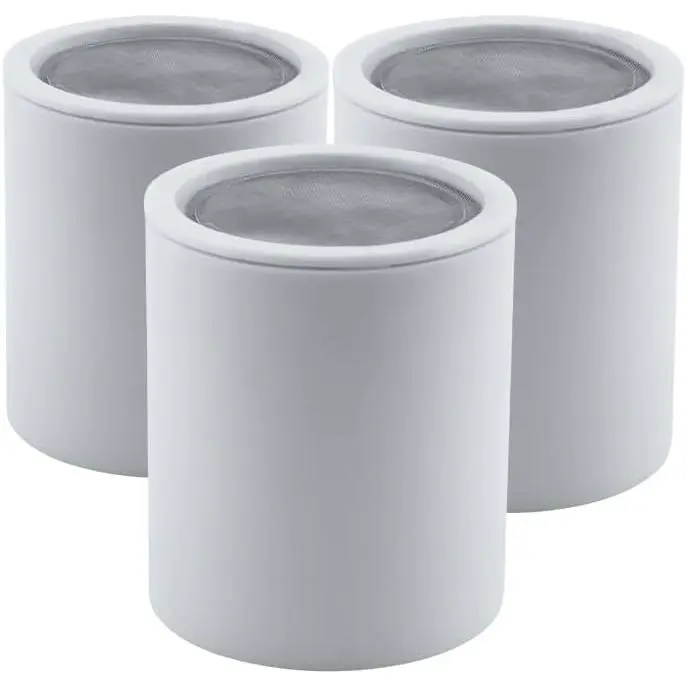Aquabliss SFC220 Multi-Stage Shower Filter Cartridge 3-Pack - 2x Longer Lasting, High Output, Universal Fit for SF220/SF100, Reduces Chlorine & Toxins, Supports Ph Balance (6 Months Lifespan), Skin Health, Activated Carbon, Chlorine Reduction, Unscrew, No