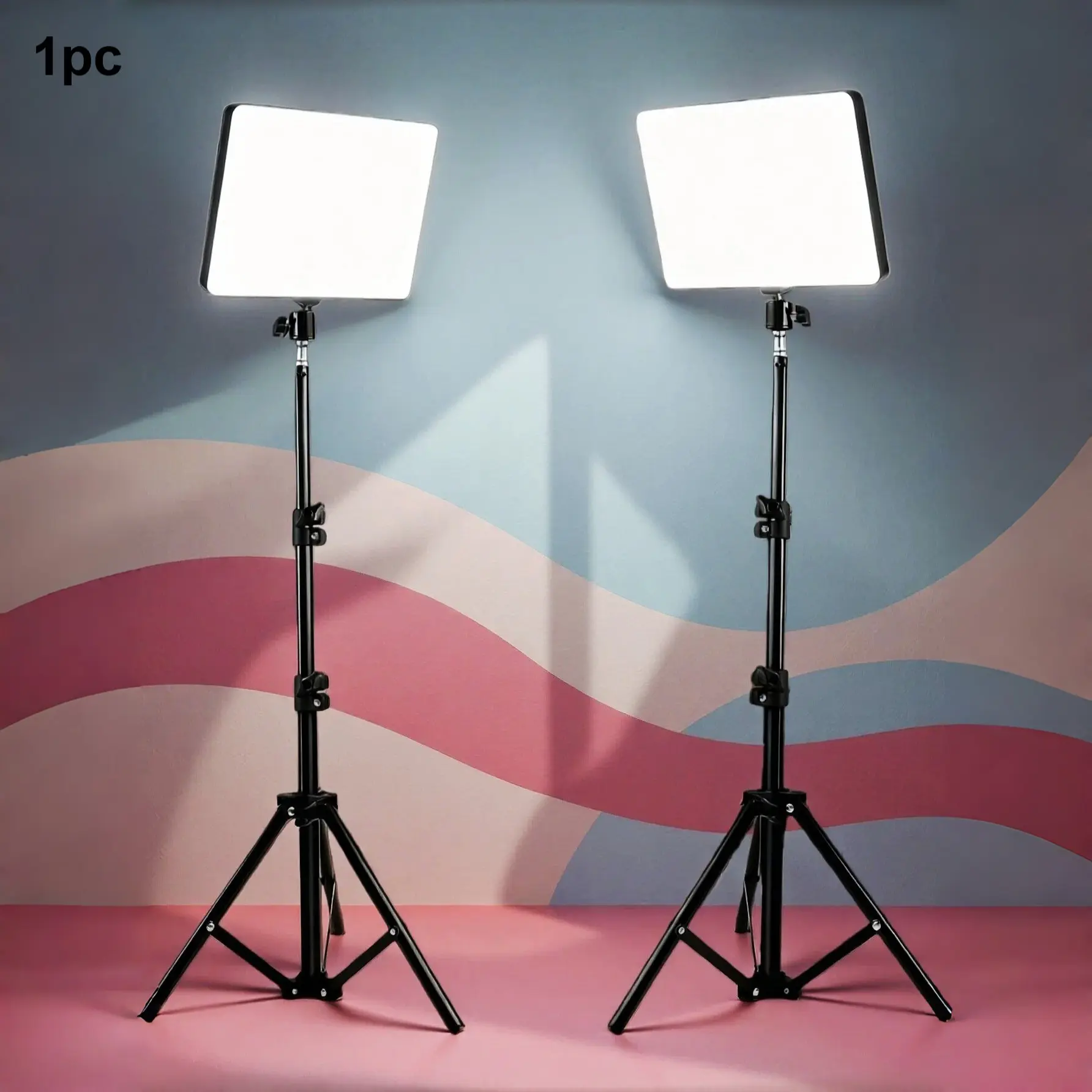 63 Inch Flexible Tripod Stand, 10 Inch Selfie Ring Light, Three Color Adjustable LED Light, Live Streaming Video Conference Lamp, Video Conference Lighting