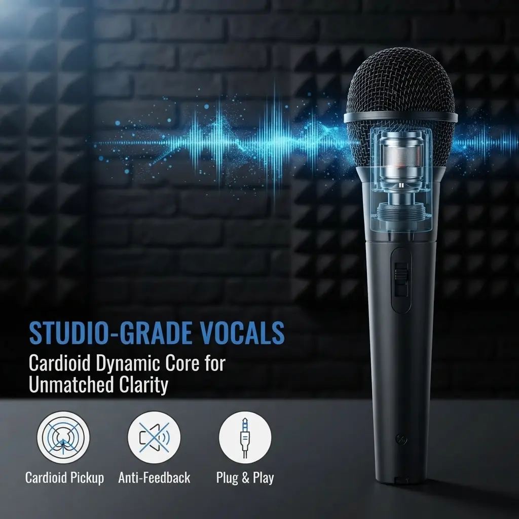 Wired car microphone, wireless lapel microphone YS-01, dynamic karaoke live broadcast sound card microphone