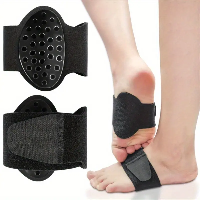 YYW1 2pcs Arch Support Braces, Flat Foot Insoles, Insole Pads, Silicone Cushion, Arch Relief, Heel Fatigue Support, Comfortable Active Footwear Accessories