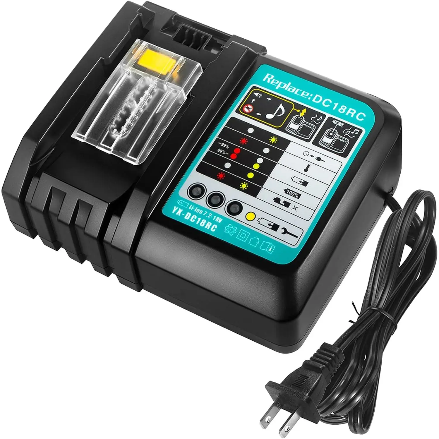 DC18RC 18V BL1840 Lithium Rapid 3.0A Charger For Makita BL1815 BL1830 battery