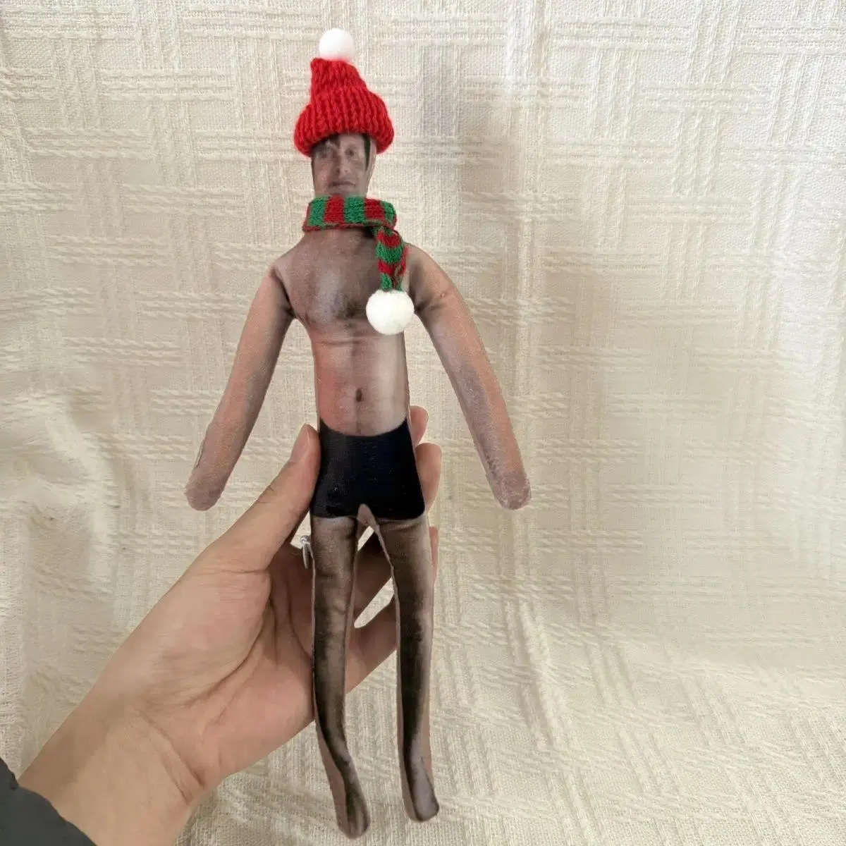 28cm Mads Mikkelsen Hannibal Plush Doll Stuffed Toy Joint Twistable Shape Cosplay Figure  Home Decor Collectible Gift