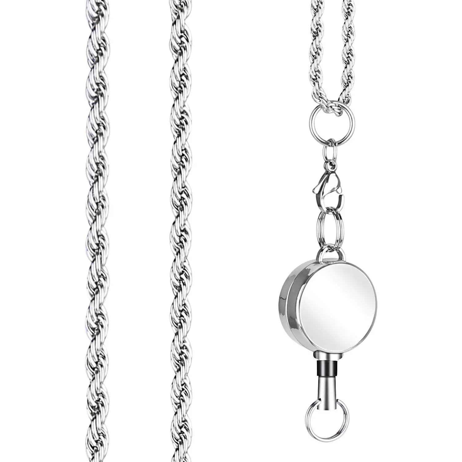 Retractable Lanyard for Women Fashion Chain Necklace  Lanyards for ID Badges Key Lanyards