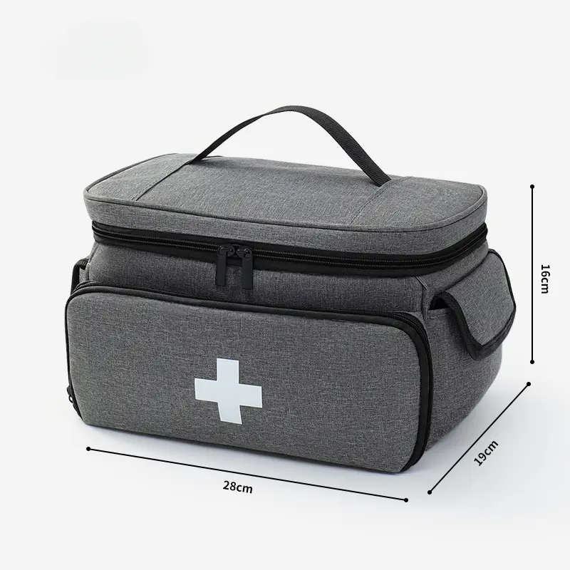 Travel Medicine Bag Organizer, Medicine Organizer Storage, Pill Bottle Organizer Storage, Medication Organizer for Home, Medicine Kit, Travel Emergency Kit (Bag Only), Shelf Baskets